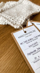 Maschenproben-Etiketten
