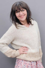 Leaf Cardigan by The Knit Stitch - wool package