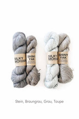 Leaf Cardigan by The Knit Stitch - wool package