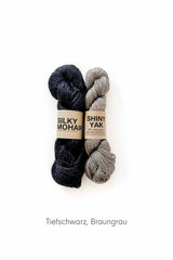 Leaf Cardigan by The Knit Stitch - wool package