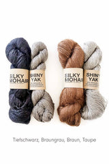 Leaf Cardigan by The Knit Stitch - wool package