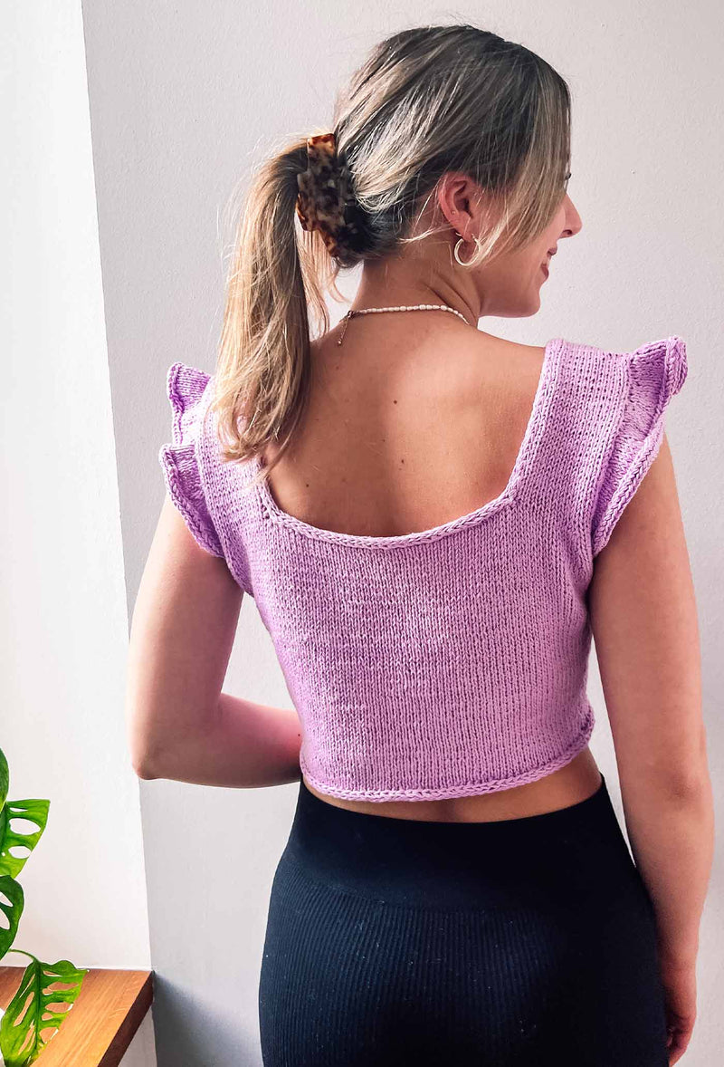 Strickanleitung Summerfrills Tee