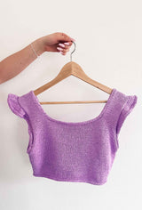Summerfrills Tee (Strickset) - Cropped Version