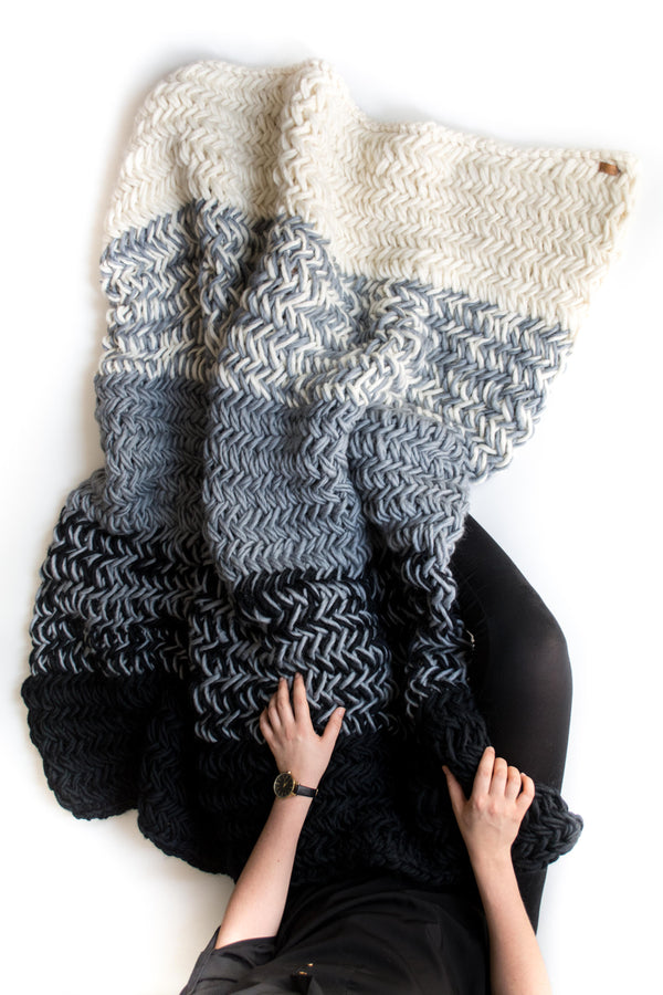Decke stricken | Strickdecke St. Petersburg Knitloop