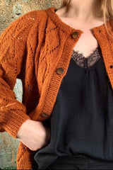 Leaf Cardigan by The Knit Stitch - wool package