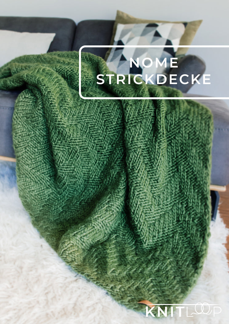 Strickanleitung Nome Strickdecke