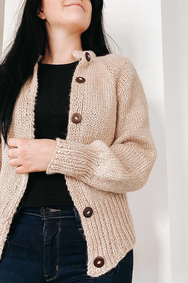 Perm Cardigan (Strickset)