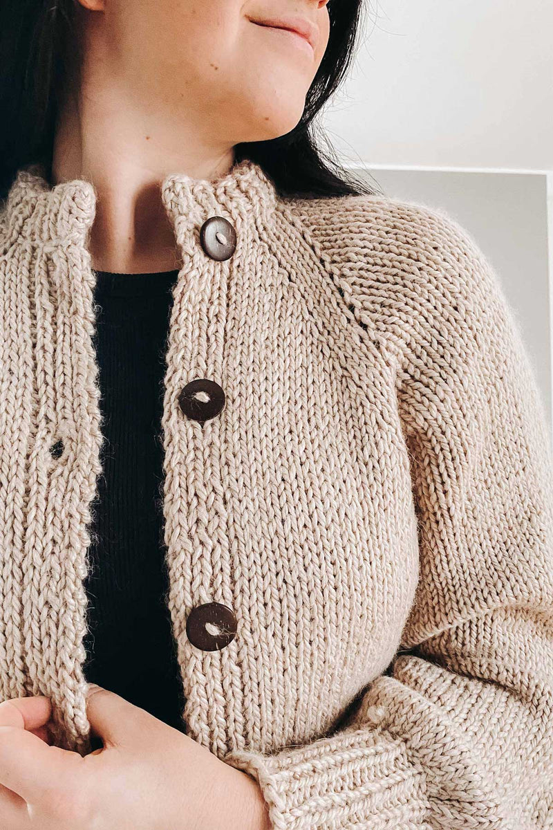 Perm Cardigan (Strickset)