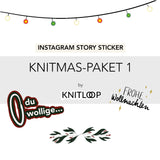 Insta-Story-Sticker 'Knitmas-Paket 1'