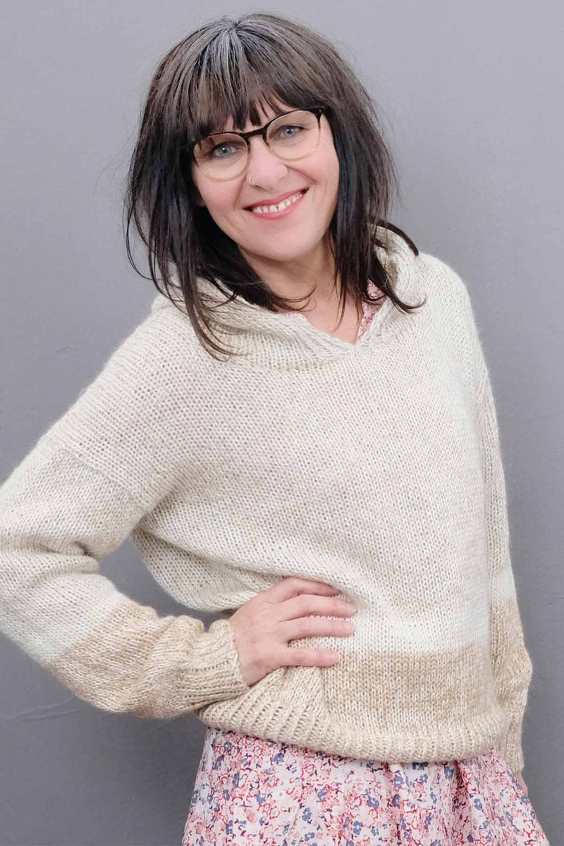 Tjeelva Hoodie by Rosa P.  - Wollpaket (vierfarbig)