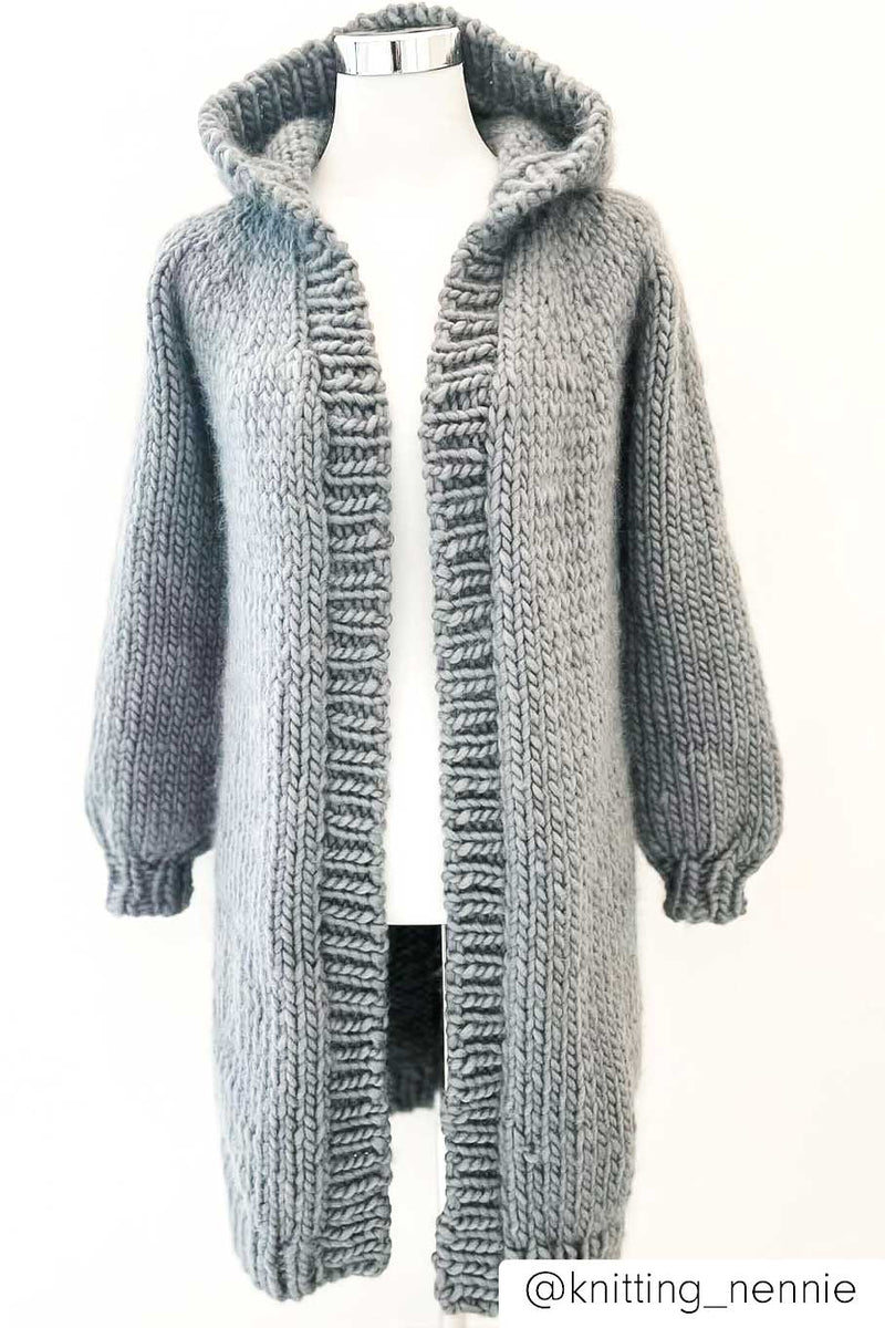 Kemi Coat - lange Version (Strickset)
